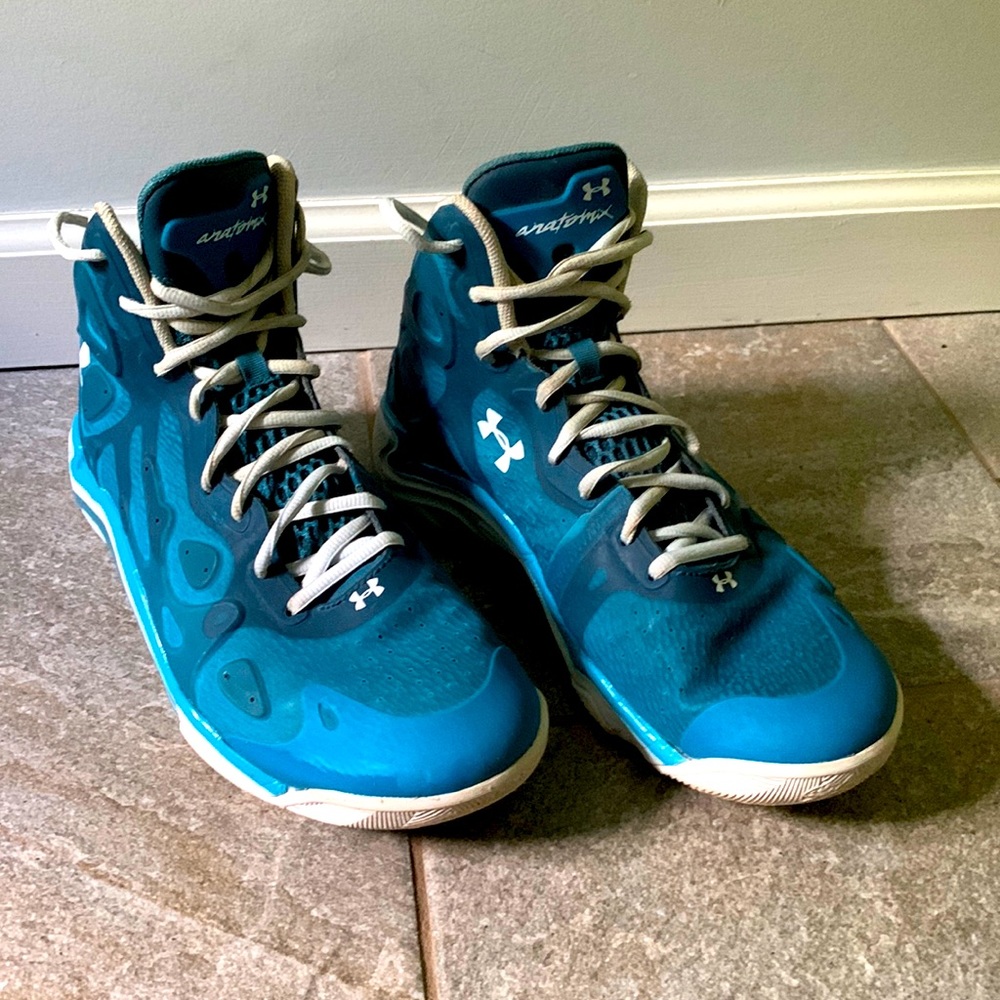 Under Armour Anatomix Micro G Spawn 2 hi-top sneakers sz 11